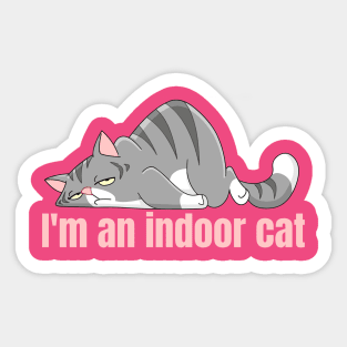 indoor-cat Sticker